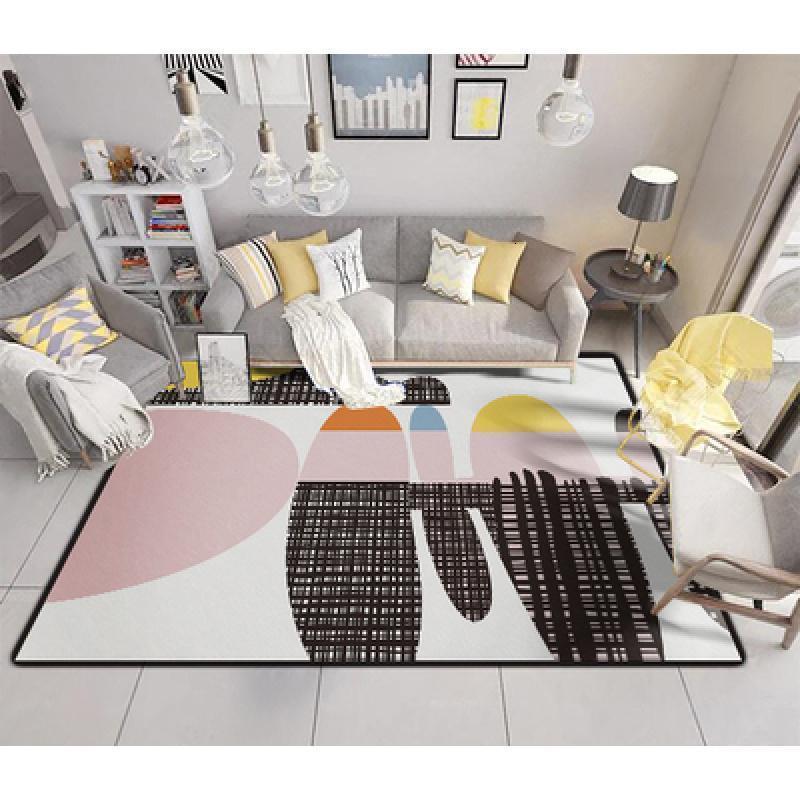 家柏饰(CORATED)风潮牌地毯客厅茶几卧室床边毯全满铺粉色少女房间垫 土豆 200CM×300CM(水晶绒不掉毛不掉色）