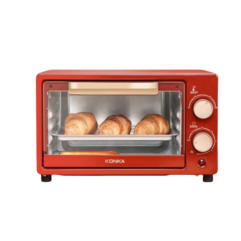康佳(KONKA) KDKX-1001 迷你烘焙电烤箱 10L (单位:台)红色