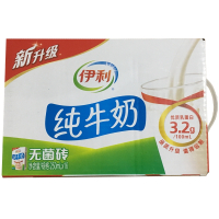 伊利纯牛奶 纯牛奶无菌砖 250ml*16 盒/箱（营养早餐纯牛奶非24盒）