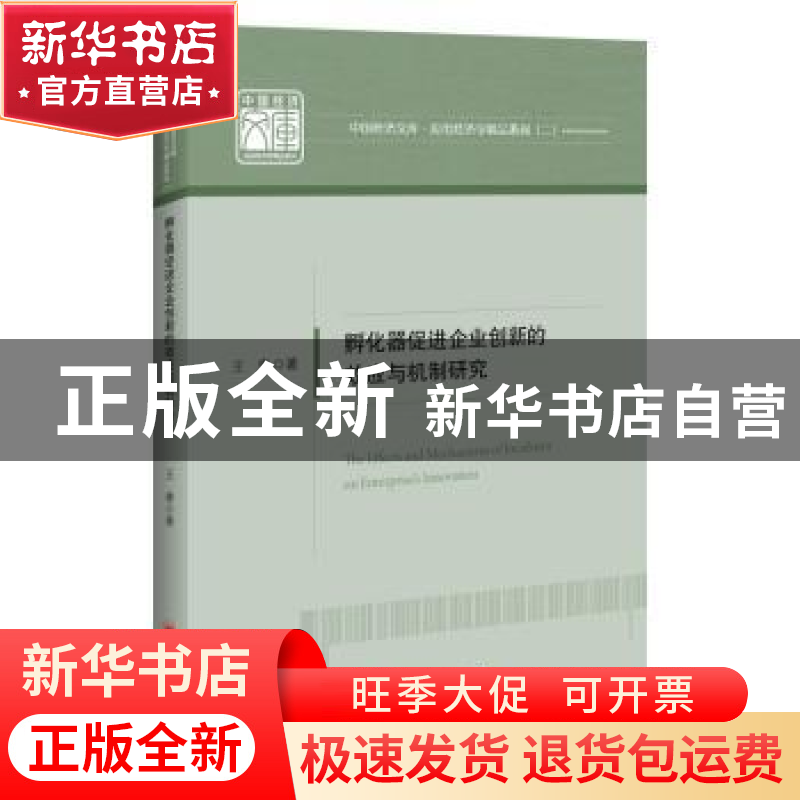 正版 孵化器促进企业创新的效应与机制研究 王康 中国经济出版社高清大图