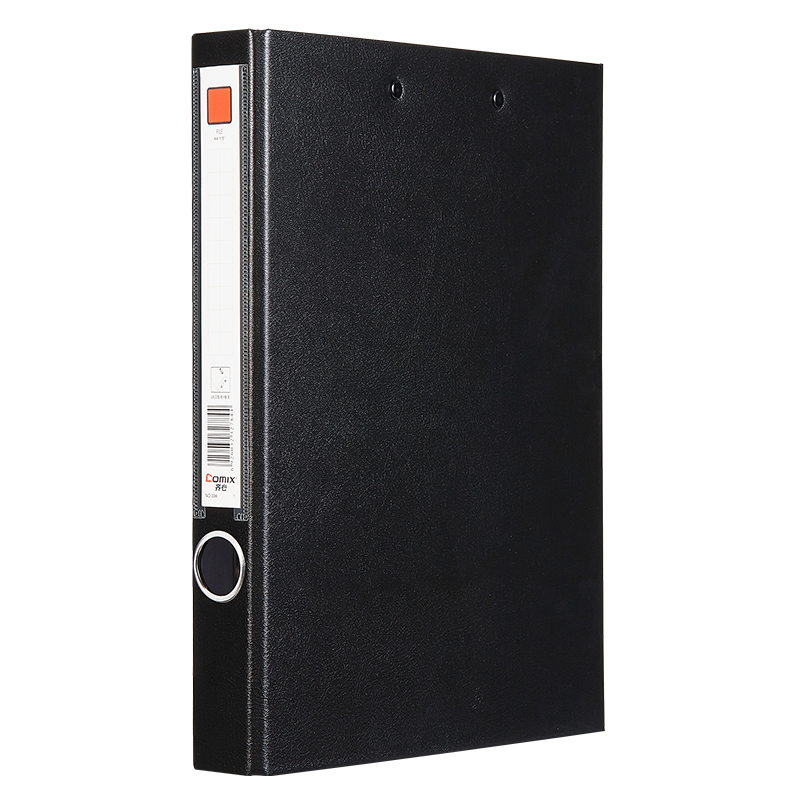 齐心 NO.333 办公必备纸板夹 A4 长押夹+板夹 黑 单个装高清大图