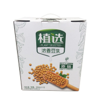 包邮 伊利豆奶 伊利植选浓香豆乳 原味 250ml*12 调制豆乳