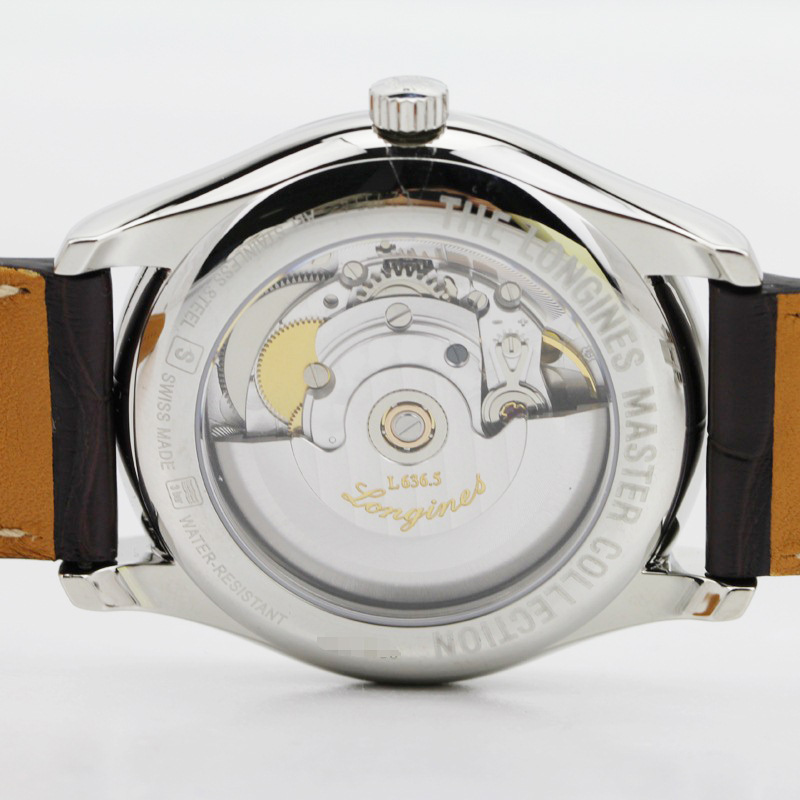 longines浪琴名匠系列皮带机械男表l27554783
