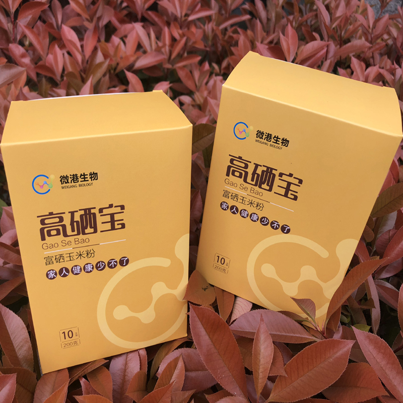 健康早餐粉 低脂 无糖 无添加 补硒 高硒宝富硒玉米粉200g/盒