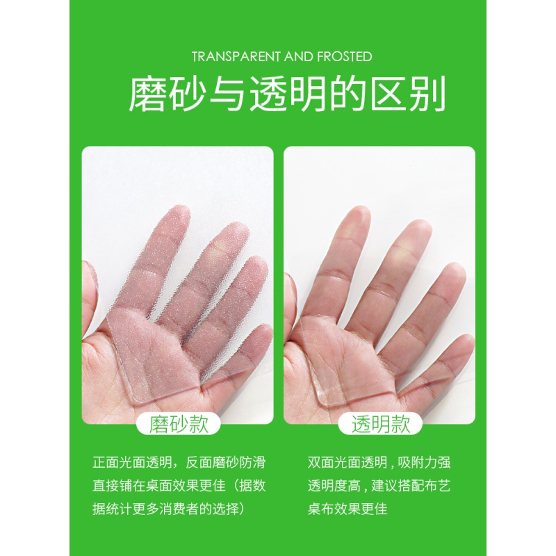 家柏饰(CORATED)圆形餐桌垫pvc软玻璃桌布防水防油免洗带转盘旋转双层小大圆桌子高清大图