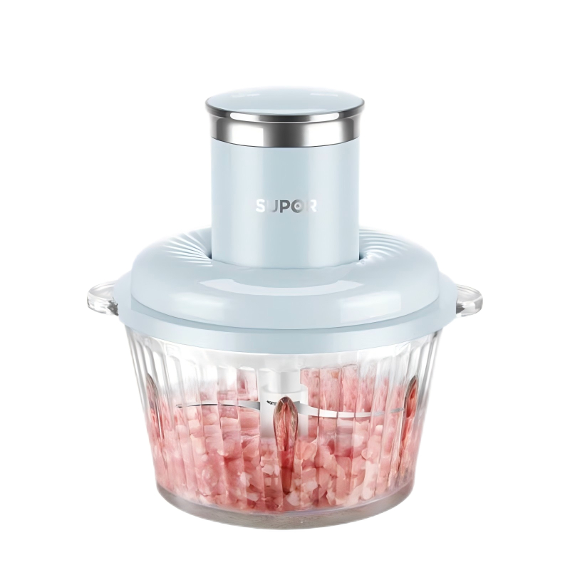 苏泊尔(SUPOR)JRD07双档点控绞肉机300W大功率2L不锈钢机身过载保护设计