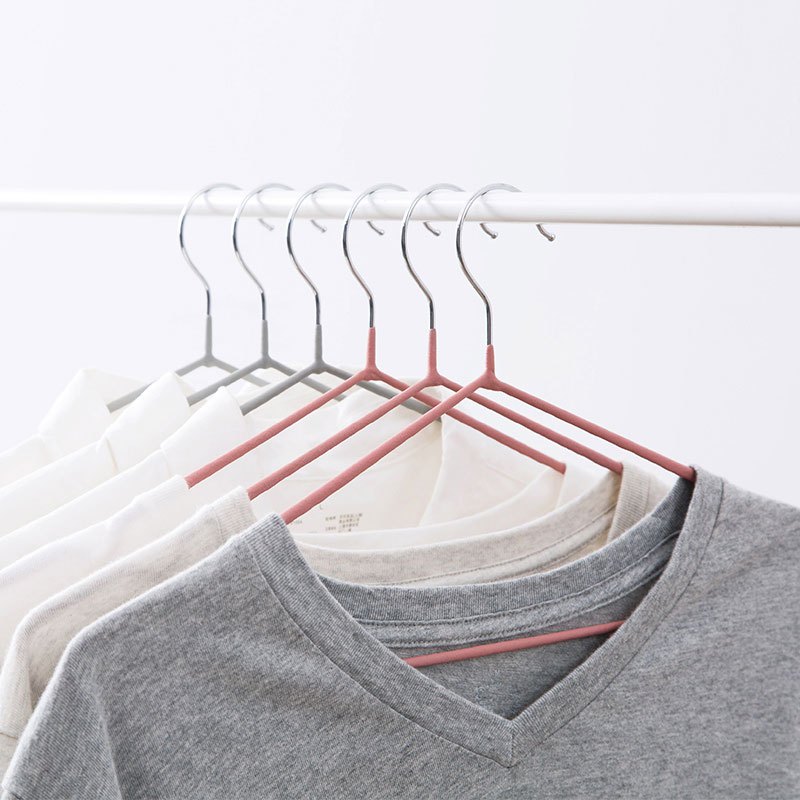 简约风衣架衣服架10个装家用衣撑晾衣架宿舍衣服架子挂衣架现活日用洗晒用品