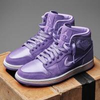 AIR Jordan 1 GS 美国直邮正品 AJ1淡雅绸缎运动鞋休闲高帮篮球鞋女鞋AO1847-345