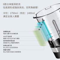 利仁(Liven)破壁料理机家用料理机纯铜电机24小时预约1.75L全触摸操控LED显示LLJ-D1750