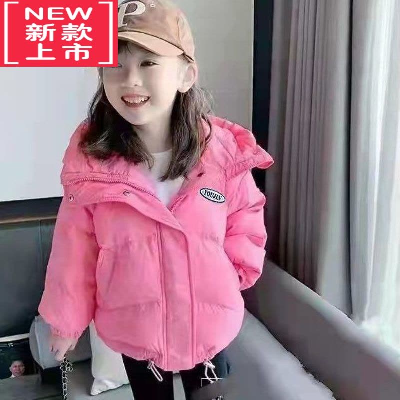 可莉允女童棉服2022新款冬季加厚韩版韩范洋气儿童夹棉外套女宝宝棉袄潮图片