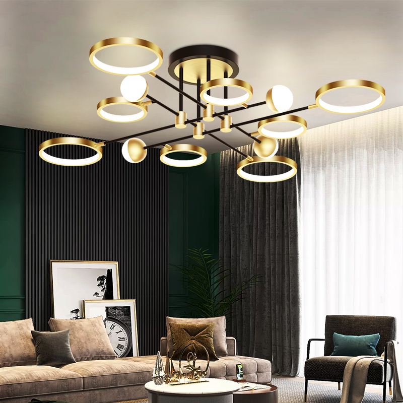 简约吸顶灯led北欧创意饭厅餐厅灯温馨卧室灯全屋组合灯具套餐灯饰