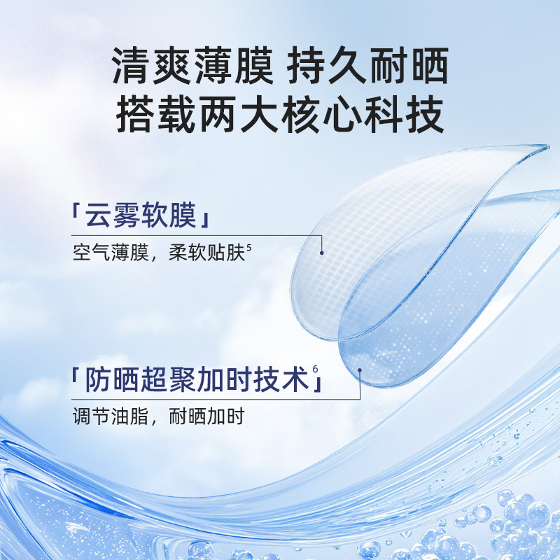 屈臣氏温和水感保湿防晒乳50ml高清大图