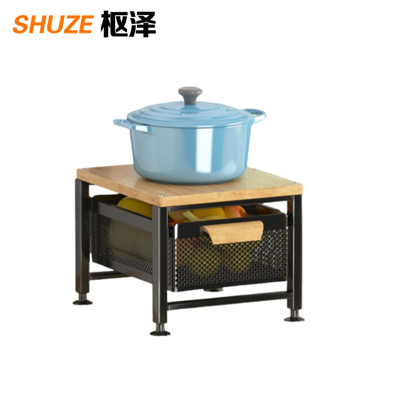 枢泽 厨房置物架 两层 个高清大图