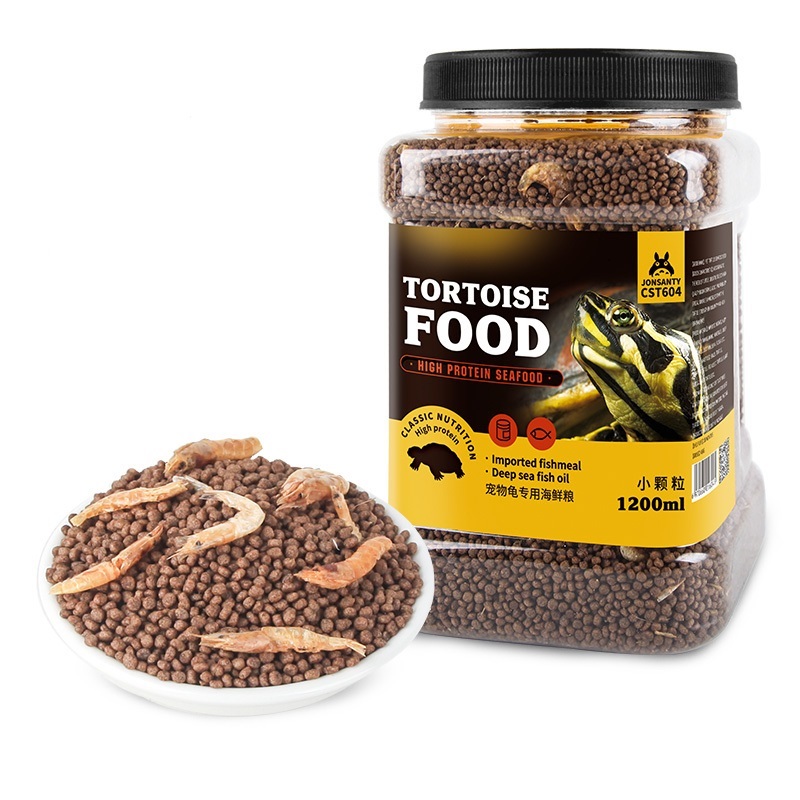 龟粮乌龟饲料巴西龟龟粮食物通用龟鳄龟专用粮虾干小幼龟开口粮高清大图