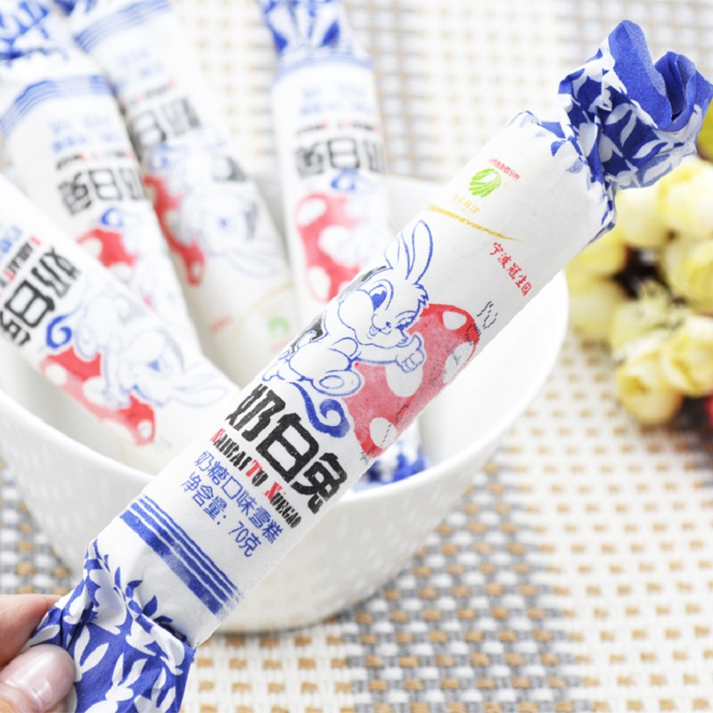 宁波冠生园奶白兔雪糕350g