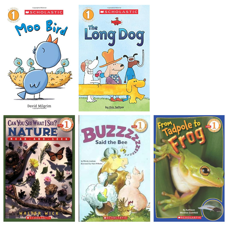 [醉染正版]英文原版 Scholastic:Reader Level 1 学乐读物第1级 系列5本 ‎ Scholast高清大图