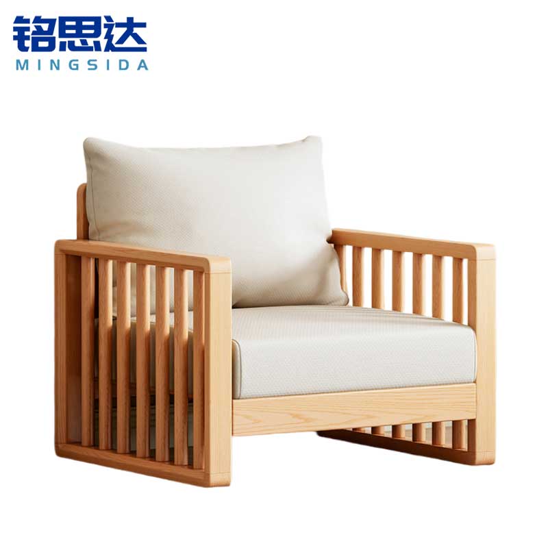 铭思达木质沙发单人位张高清大图