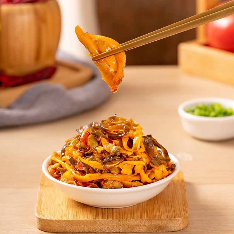 吉香居香辣三丝(330g+赠20g)1瓶 榨菜下饭菜佐餐小咸菜泡菜酱腌菜高清大图