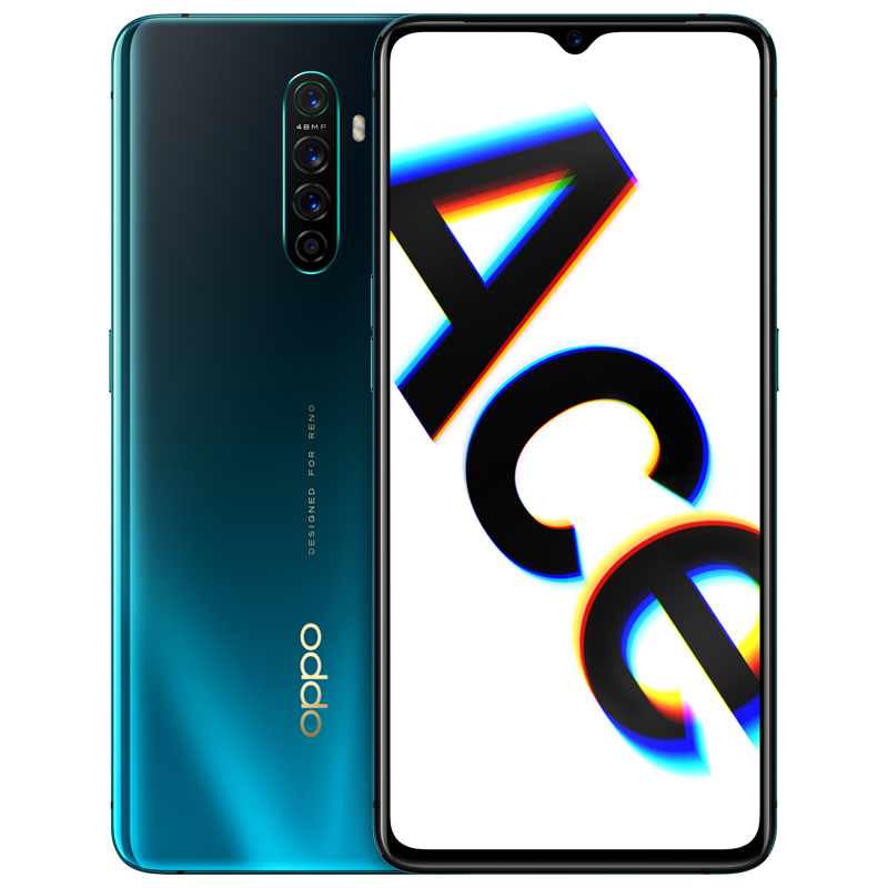 OPPO Reno Ace 星际蓝 12G+256G 90Hz电竞屏 65W超级闪充 高通骁龙855Plus 全面屏游戏拍照手机全网通4G