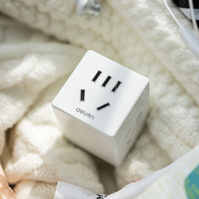 得力33634转换器_3组_彩盒装(白) 单位/个高清大图