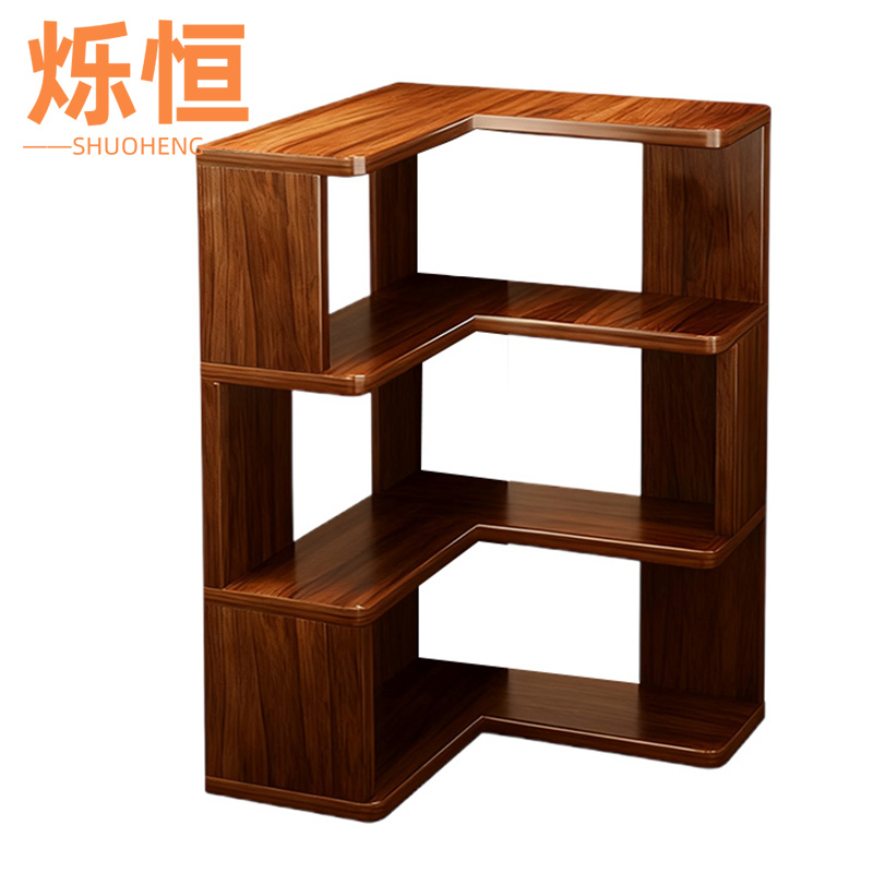 烁恒转角书架两层40cm 个高清大图