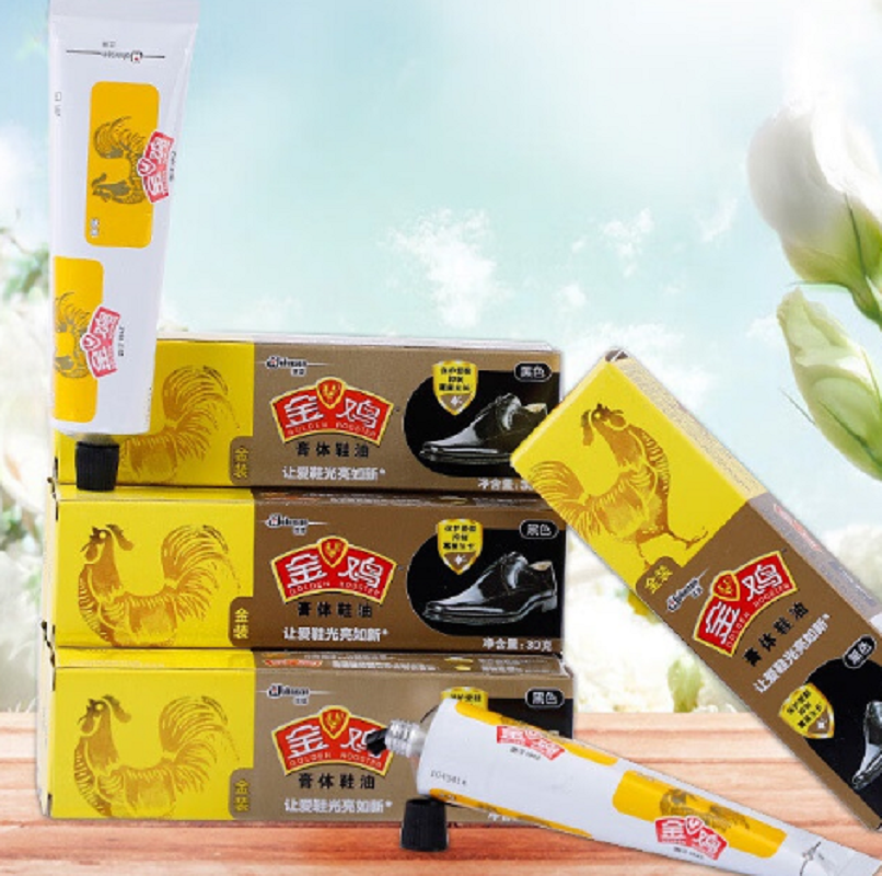 膏体鞋油黑色棕色自然色真皮护理鞋刷通用套装皮鞋无色保养油套装 2黑1棕送鞋刷+抛光布+海绵擦