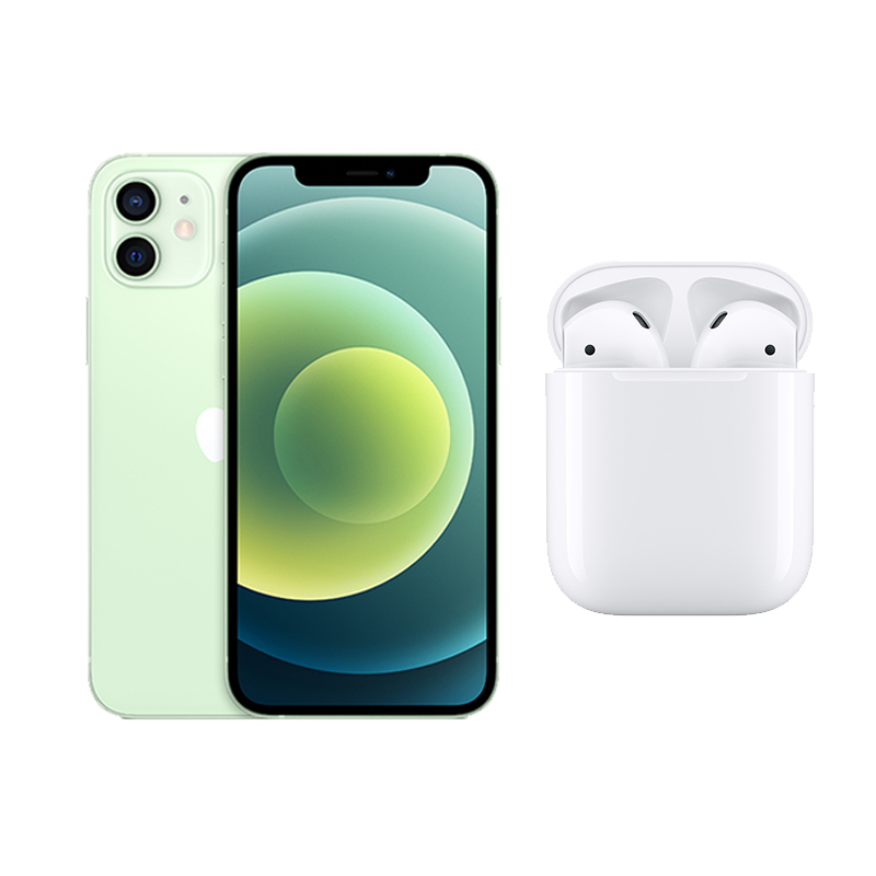 [套餐]iPhone 12 128G 绿色 5G全网通手机+二代AirPods
