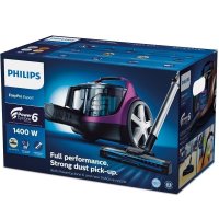 飞利浦（PHILIPS） 飞利浦吸尘器FC5835 家用大功率卧式吸尘器 尘桶型无耗材吸尘机 强吸力 金属紫FC5835