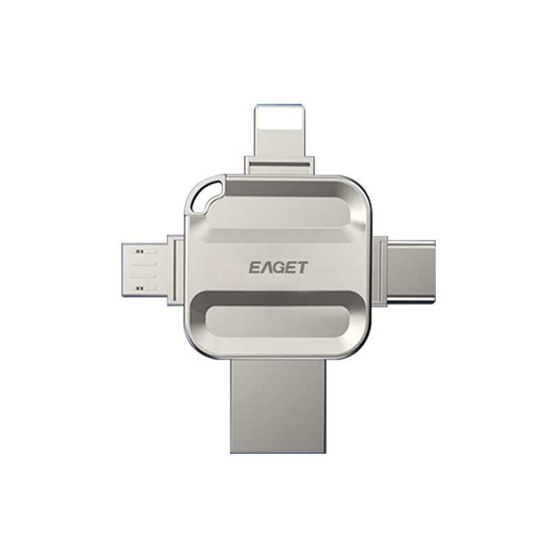 忆捷(EAGET)I71-256G USB3.0 Lightning Type-C MicroUSB口手机电脑通用四接口