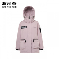 波司登羽绒服女短款冬新款加厚连帽工装宽松潮流B90142522DS