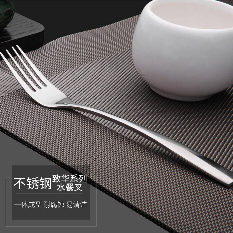 阳光飞歌 不锈钢餐具 西餐主叉子致华系列大号 1024