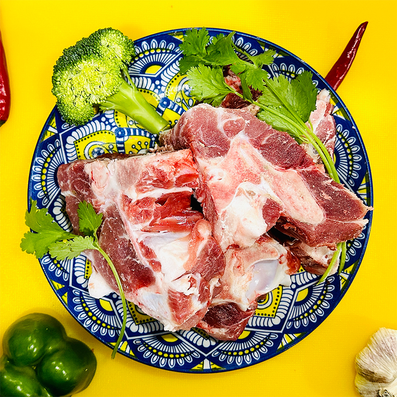 南纬三七诸如此味黑山猪新年礼盒(精肋排段+里脊肉+五花肉+猪蹄段+猪肉片+精肉馅+猪骨汤块)300g*7高清大图