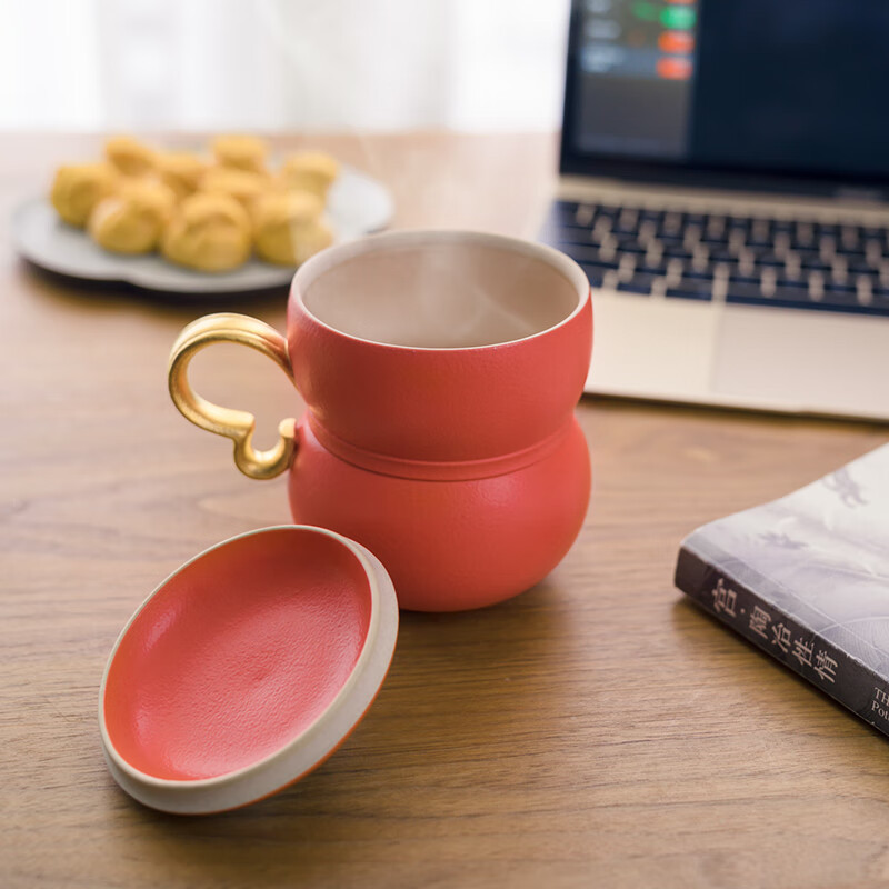 万仟堂edenus高档办公茶杯事事如意视频