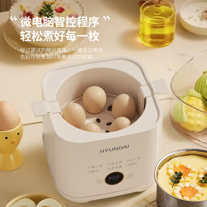 HYUNDAI(韩国现代)家用智能液体加热器(煮蛋器) NE-250A高清大图