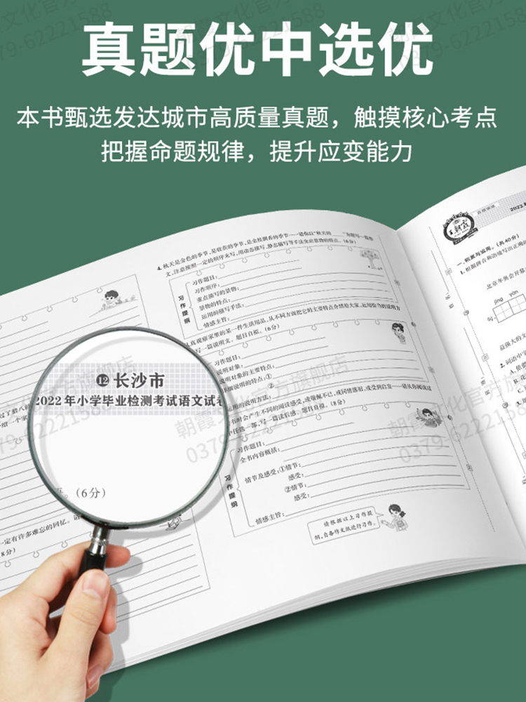 [醉染正版]2023版王朝霞小升初初中重点学校考前突破密卷语文数学英语人教版全国通用语数英分类集训专项训练押题复习测试卷高清大图