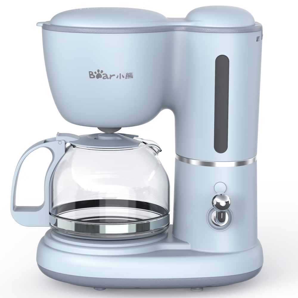 小熊 咖啡机 美式全自动滴漏式小型家用0.6L 家用办公室泡茶煮咖啡壶KFJ-A06K1