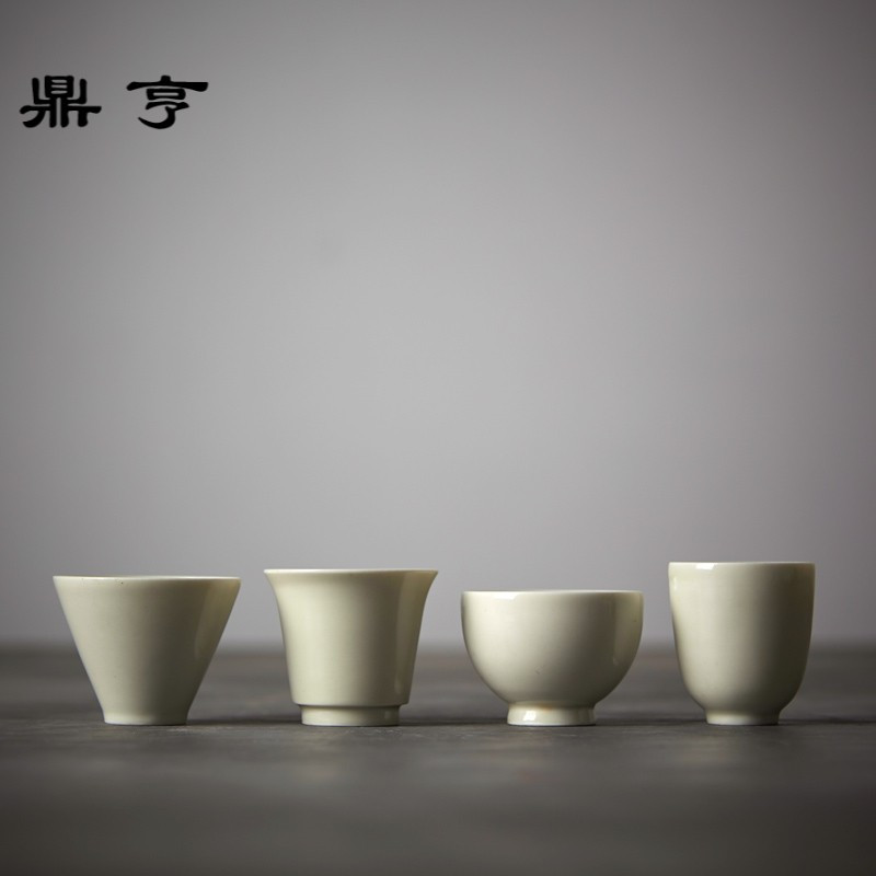 鼎亨手工陶瓷茶杯小号日式功夫茶具品茗杯主人杯仿古泥闻香杯个性