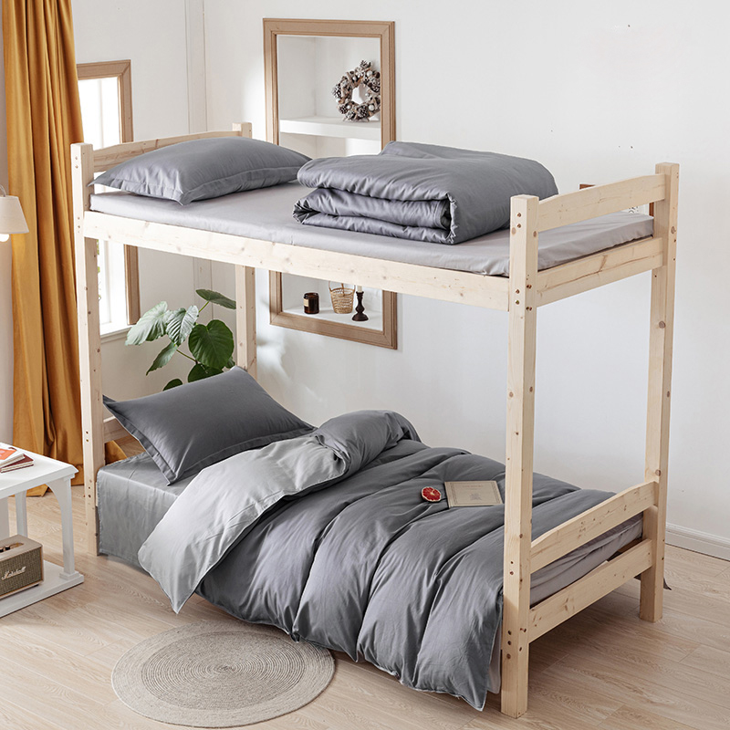 东凯汇普 全棉素色床品多件套(三件套) 1.0米床配用 1套高清大图