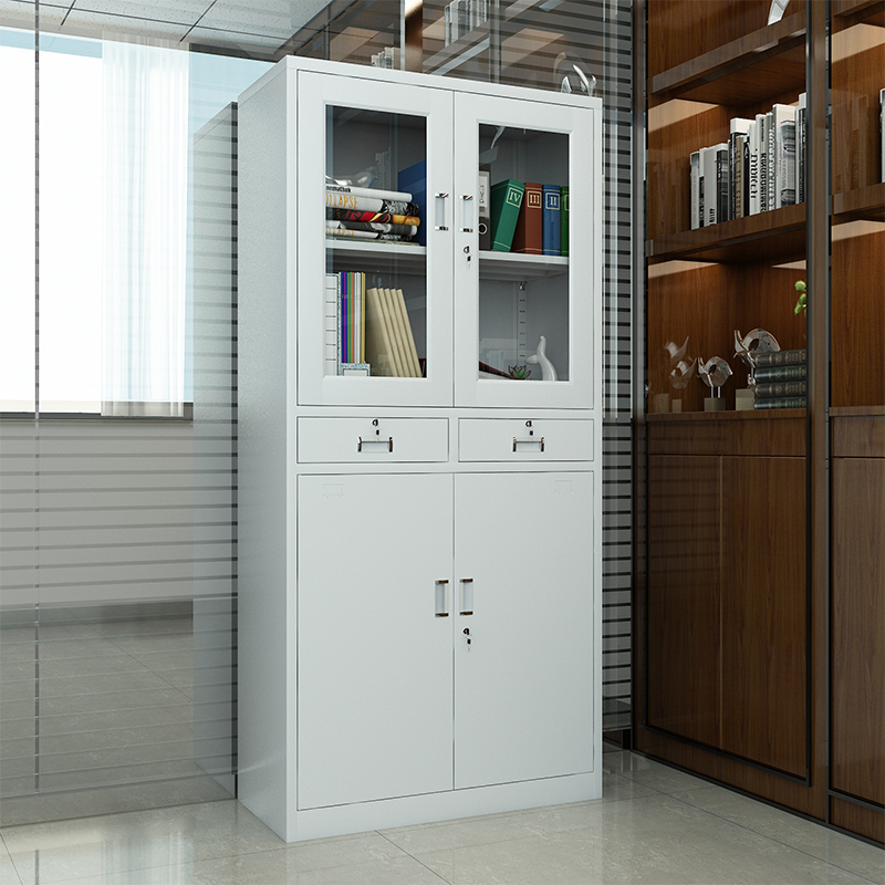 中豫鑫泽ZYXZ4071912钢制文件柜档案柜储物柜 中二斗文件柜(加厚款)