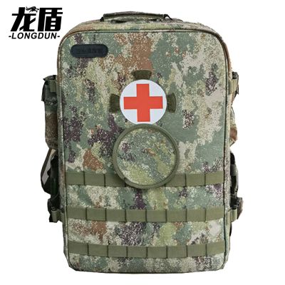 龙盾 新型卫生员背囊 S2015型 模块式设计背架式结构（空囊） 丛林荒漠水墨纹