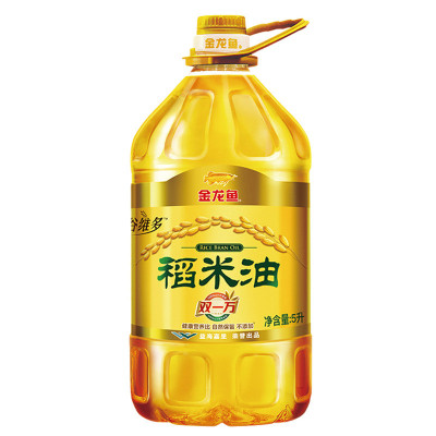 金龙鱼谷维多双一万稻米油5L