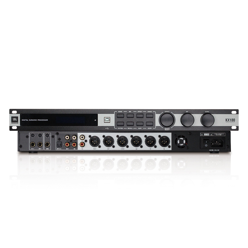 JBL KX180 专业卡拉OK数字前级效果器 KTV混响器 KX180卡拉OK数字效果器高清大图