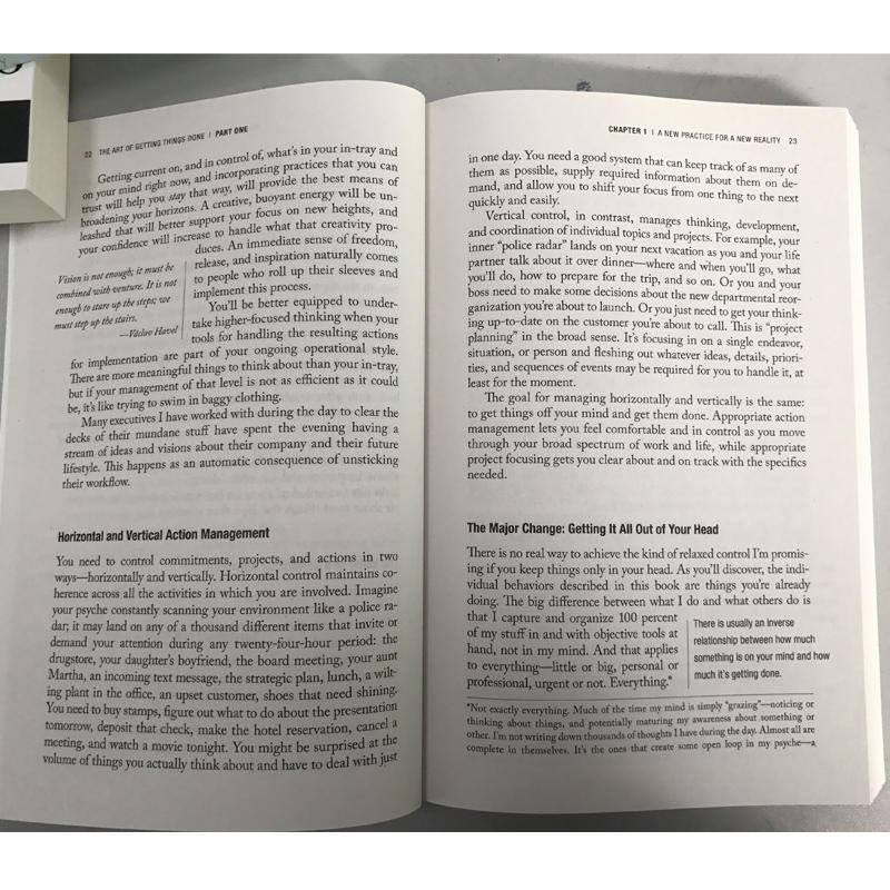 [正版]搞定1:无压工作的艺术 英文原版 Getting Things Done: The Art of Stress-高清大图