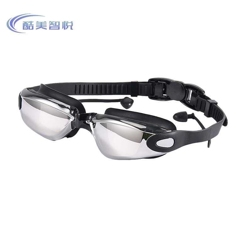 酷美智悦 电镀泳镜带眼镜盒 KM-BH530 套高清大图