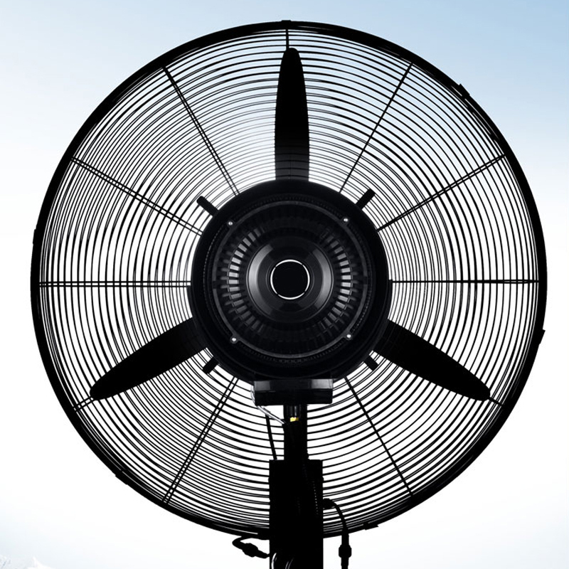 工业喷雾风扇加水雾制冷降温冷风机商用户外大型强力厂房水冷风扇 1600*550mm(550固定标配款)高清大图