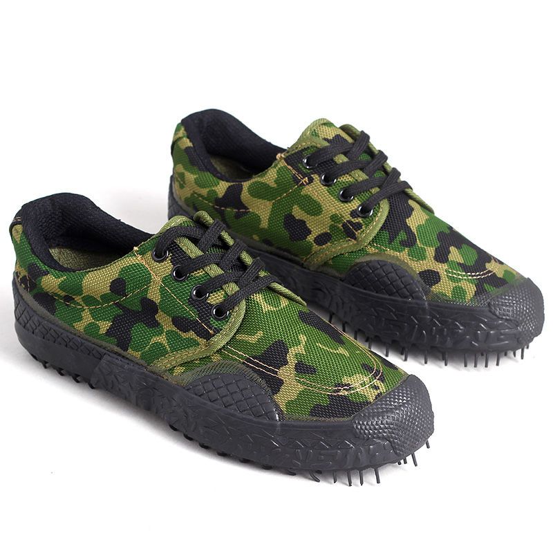 3517解放鞋男迷彩鞋女秋帆布工作作训劳保鞋工地胶鞋耐磨球鞋迷彩数码