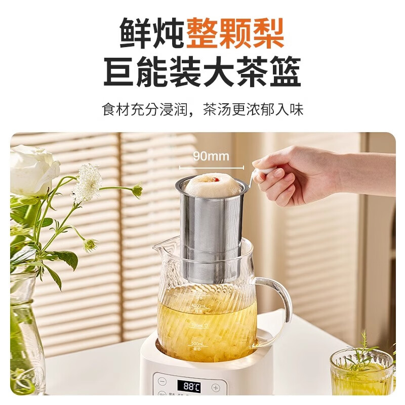 摩动(modong)1.2L全玻璃养生壶MD-YS01养生杯单机高清大图