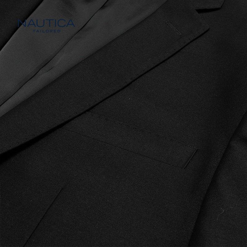 诺帝卡/NAUTICA TAILORED套装西服男士后中开衩一粒单排扣结婚礼服西装