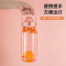 希乐大容量水杯女生高颜值tritan吸管杯子便携夏季塑料运动大水壶2.0L XL-2219