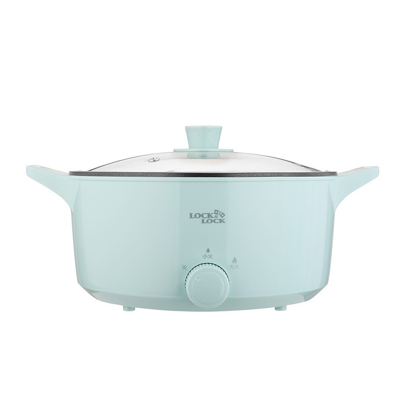 乐扣乐扣(LOCK&LOCK) 1000W多功能电火锅绿色EJP1157GRN